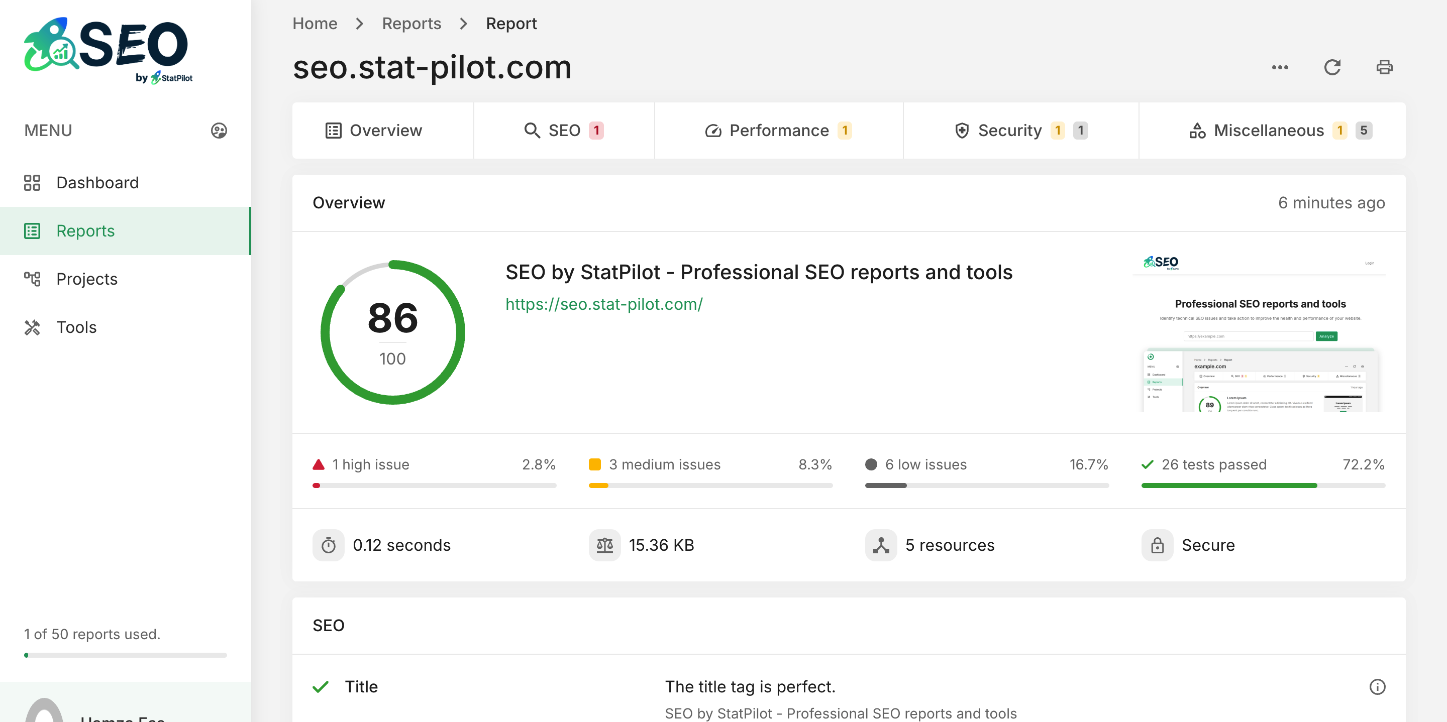 SEO by StatPilot